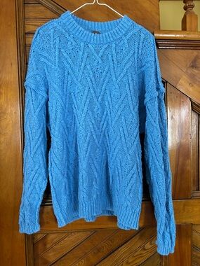 Free People Cable Knit Sweater